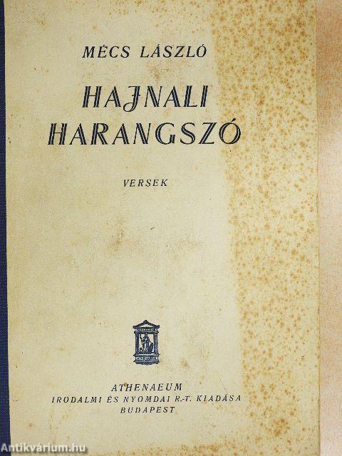Hajnali harangszó