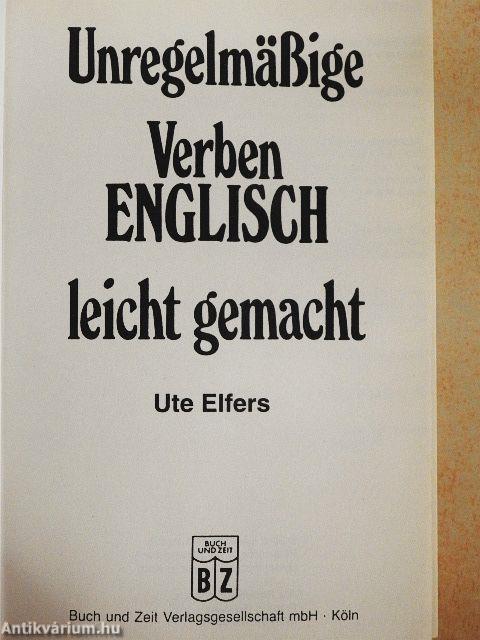 Unregelmäßige Verben Englisch leicht gemacht