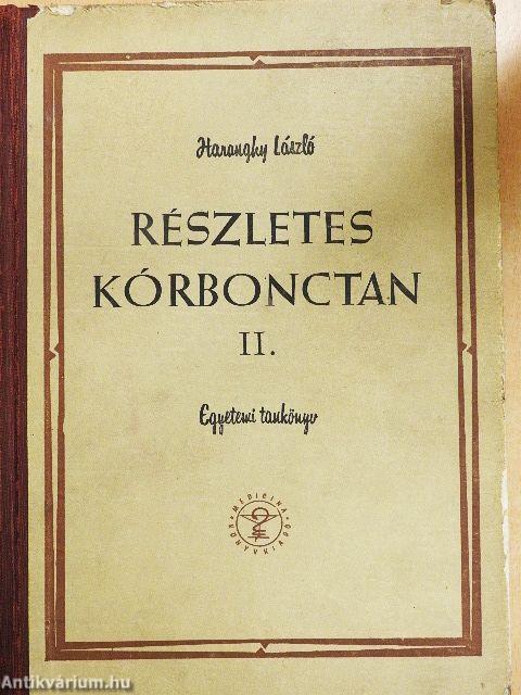 Részletes kórbonctan II.