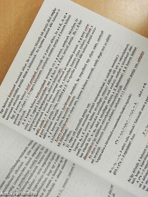 Lineáris programozási gyakorlatok