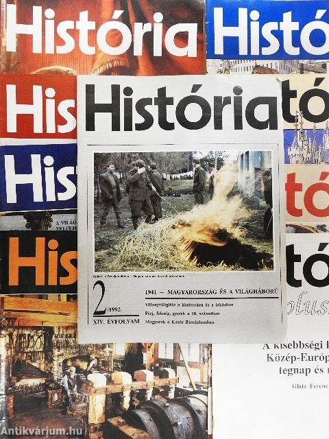 História 1992. (nem teljes évfolyam)/História plusz