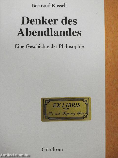 Denker des Abendlandes