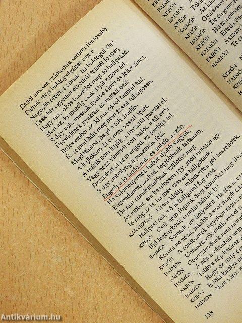 Oidipusz király/Oidipusz Kolónoszban/Antigoné