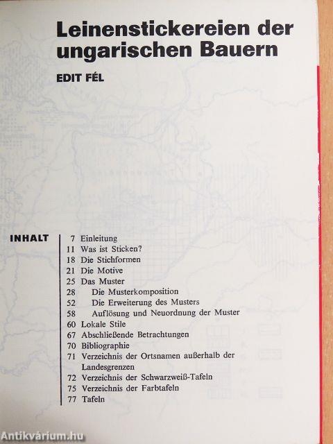 Leinenstickereien der ungarischen Bauern