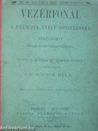 Vezérfonal a franczia nyelv beszélésére