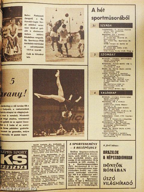 Képes Sport 1967. (nem teljes évfolyam)