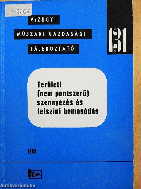 Területi (nem pontszerű) szennyezés és felszíni bemosódás