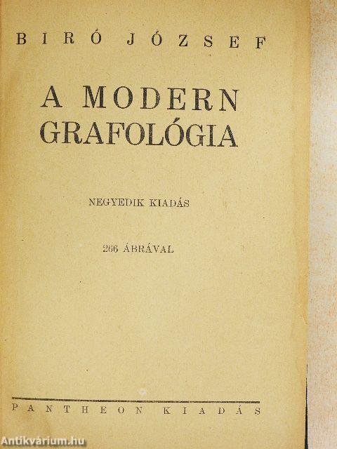 A modern grafológia