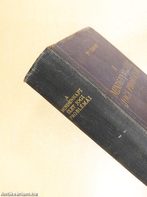 A mindennapi élet jogi problémái