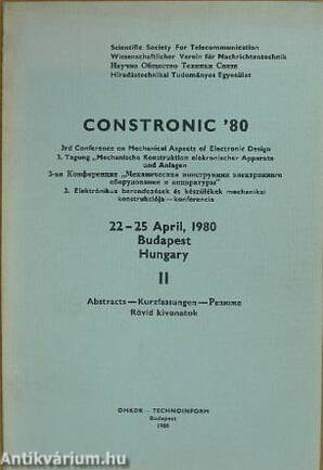 Constronic '80 II.