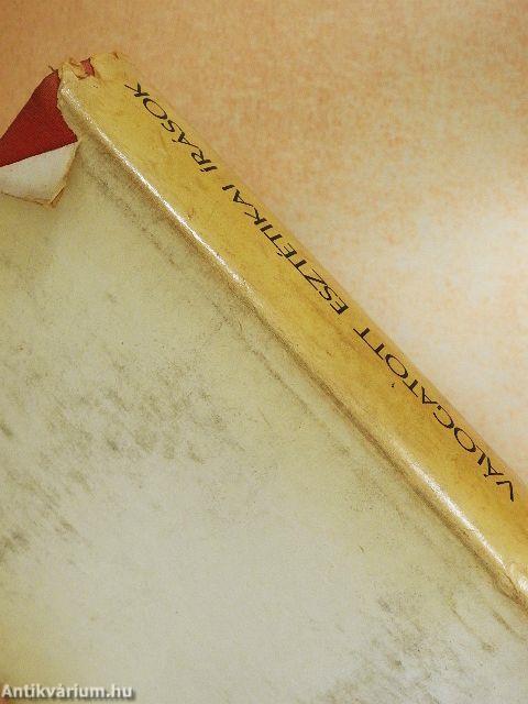 Válogatott esztétikai írások