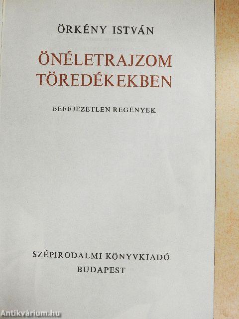 Önéletrajzom töredékekben