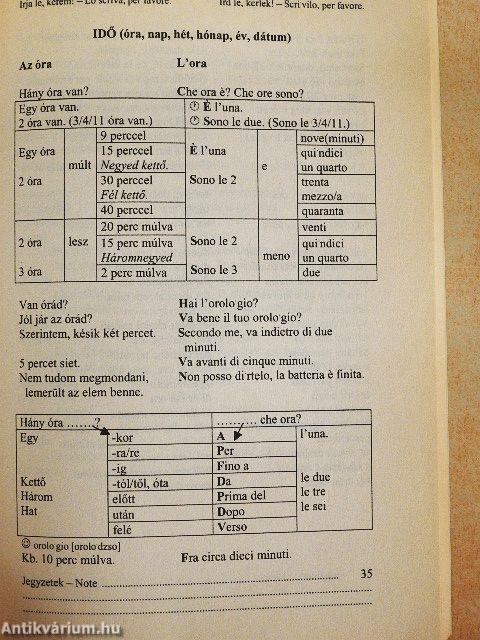 Olasz társalgási kézikönyv