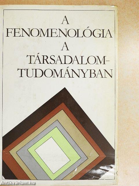 A fenomenológia a társadalomtudományban