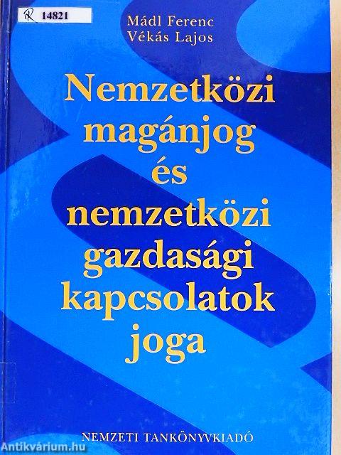 Nemzetközi magánjog és nemzetközi gazdasági kapcsolatok joga