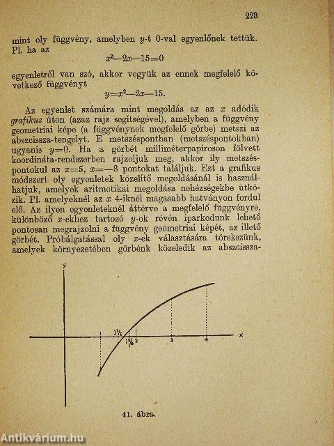 Az egyszeregytől az integrálig