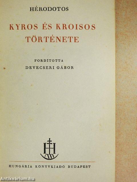 Kyros és Kroisos története
