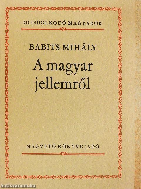 A magyar jellemről
