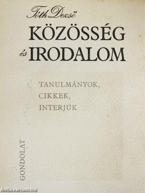 Közösség és irodalom