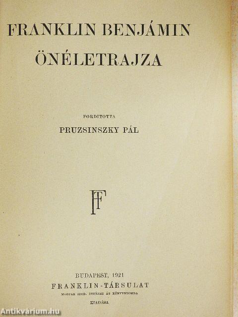 Franklin Benjámin önéletrajza