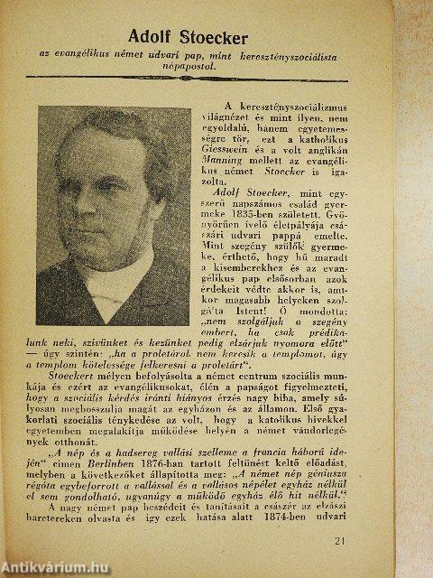 Keresztényszociálista munka