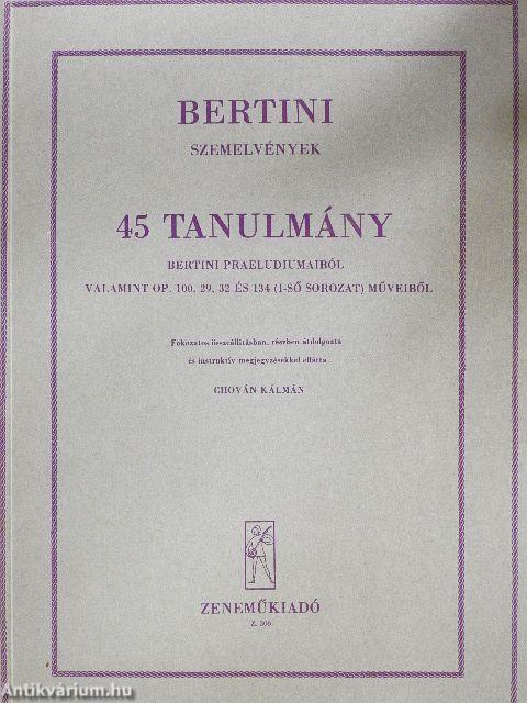 Bertini szemelvények