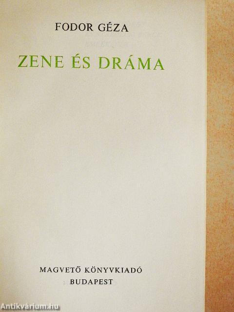Zene és dráma