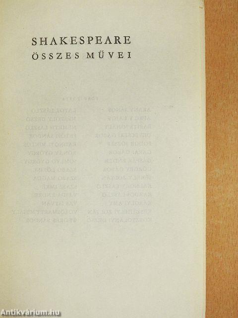 Shakespeare összes művei 1-7.