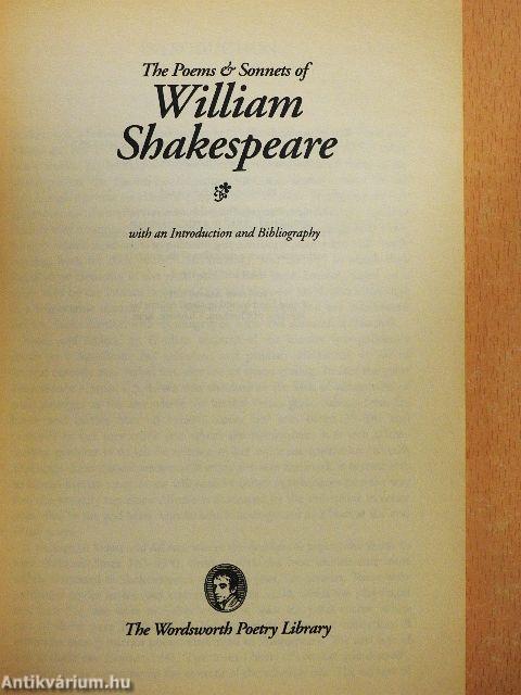 The Poems & Sonnets of William Shakespeare