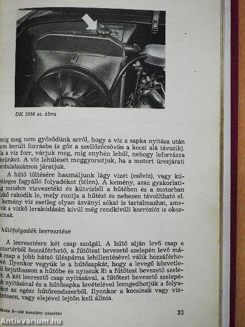 Skoda 100-100L, 110L-110LS személygépkocsik kezelési és karbantartási utasítása