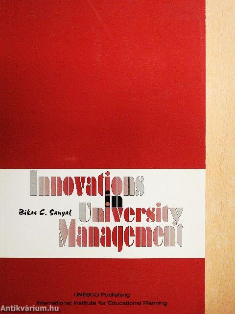 Innovations in university management