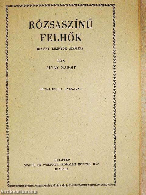 Rózsaszínű felhők