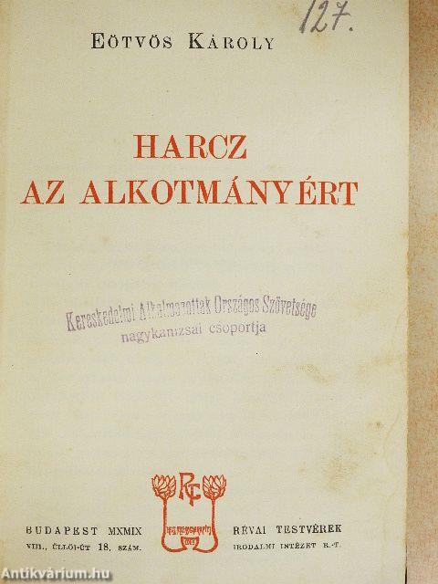 Harcz az alkotmányért