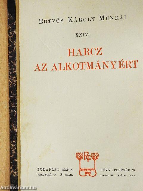 Harcz az alkotmányért