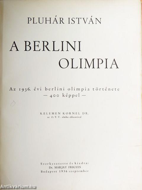 A berlini olimpia