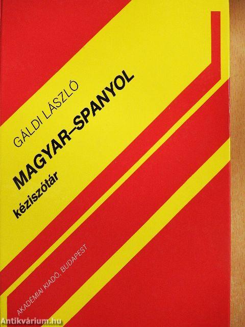 Magyar-spanyol kéziszótár