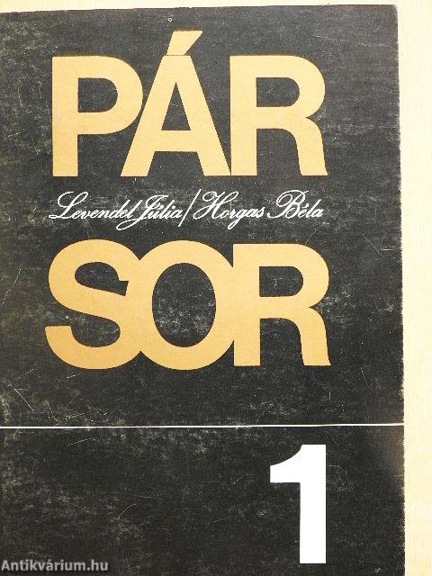 Pár sor 1.