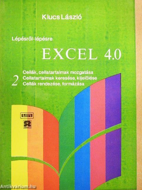 Lépésről-lépésre Excel 4.0 2.