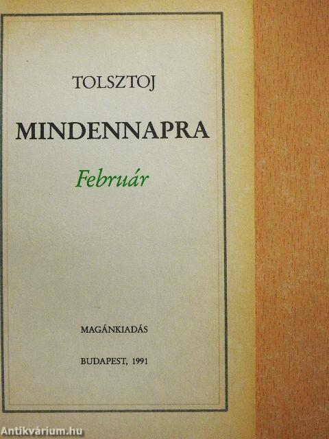 Mindennapra - Február