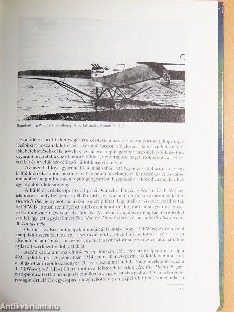 Fejezetek a magyar katonai repülés történetéből