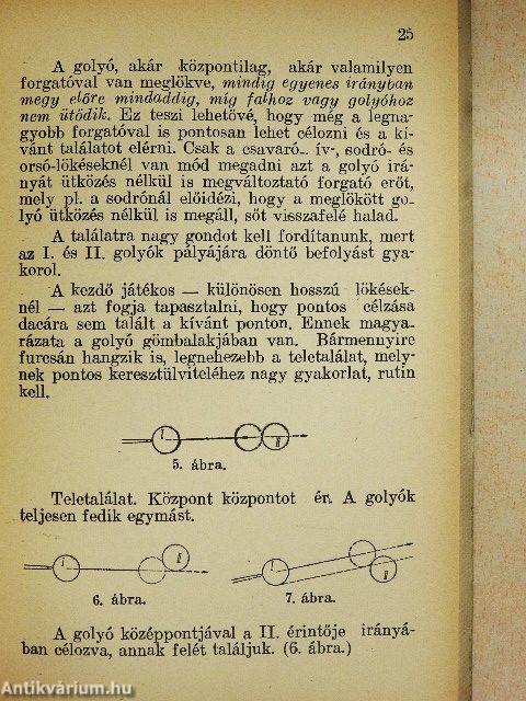 A billiárdjáték kézikönyve