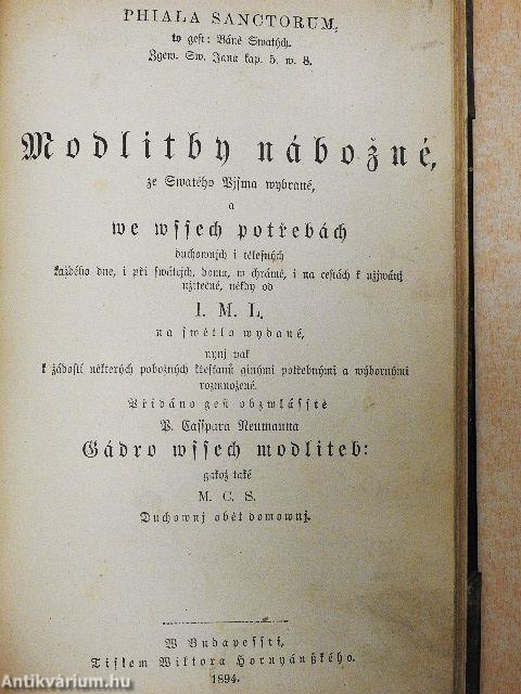 Pjsná duchownj, staré i nowé/Modlitby Nábožné (gótbetűs)