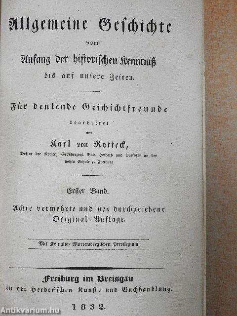 Allgemeine Geschichte I-II. (gótbetűs)