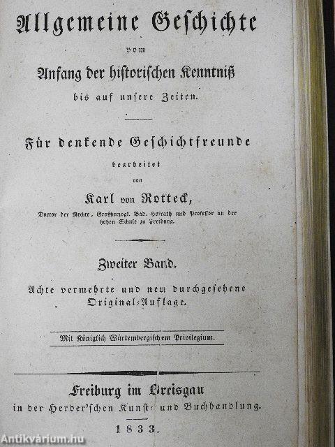 Allgemeine Geschichte I-II. (gótbetűs)