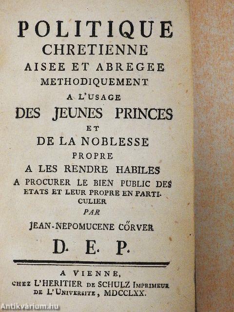 Politique chretienne