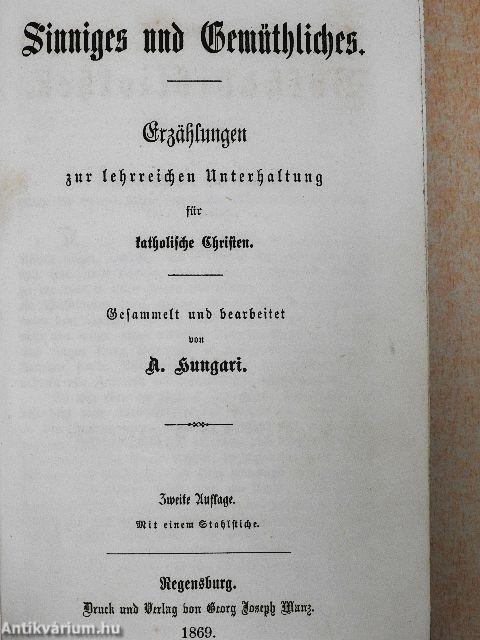 Sinniges und Gemüthliches (gótbetűs)