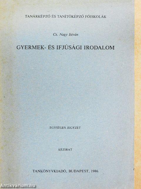 Gyermek- és ifjúsági irodalom