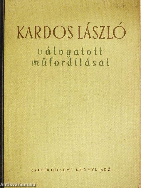 Kardos László válogatott műfordításai