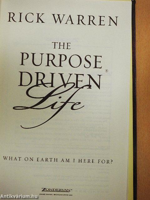 The Purpose Driven Life
