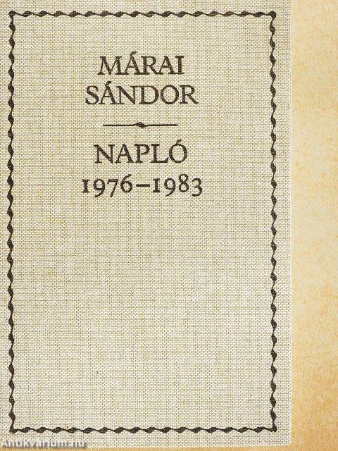 Napló 1976-1983